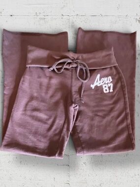 Aeropostale Brown Yoga Sweat Pants   Sz S